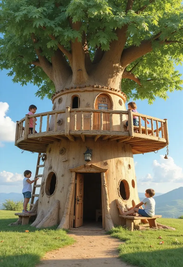 25 Cardboard Crafts for Kids That Turn Boxes into Adventures - 17. Cardboard Treehouse