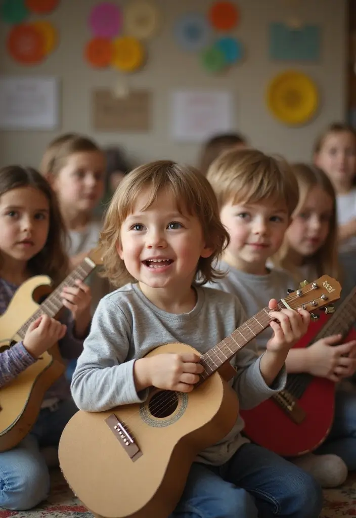 25 Cardboard Crafts for Kids That Turn Boxes into Adventures - 18. Cardboard Musical Instruments