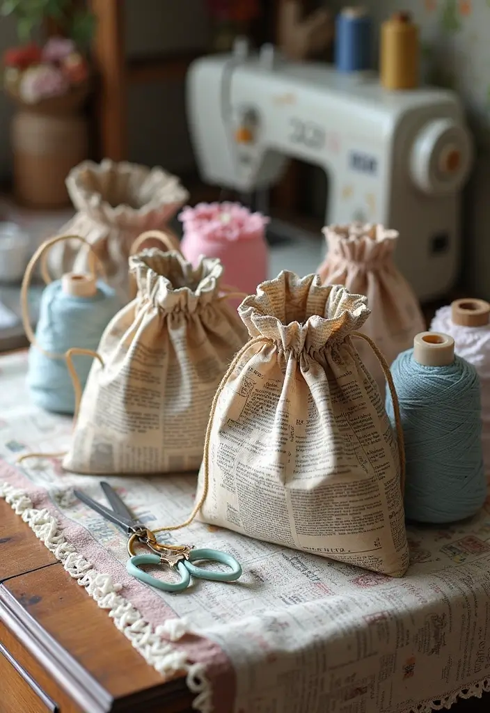 25 DIY Newspaper Crafts That Turn Recycled Paper into Art - 24. Newspaper Sewing Projects