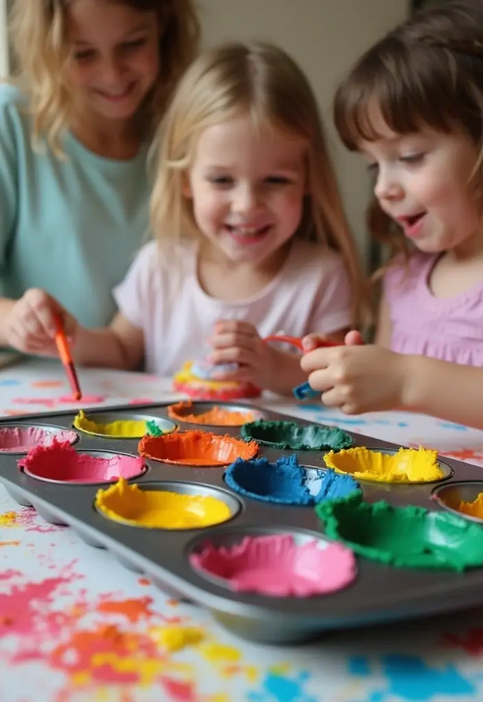 25 Easy Art Projects DIY Ideas That Kids Will Absolutely Love - 7. Recycled Crayon Art