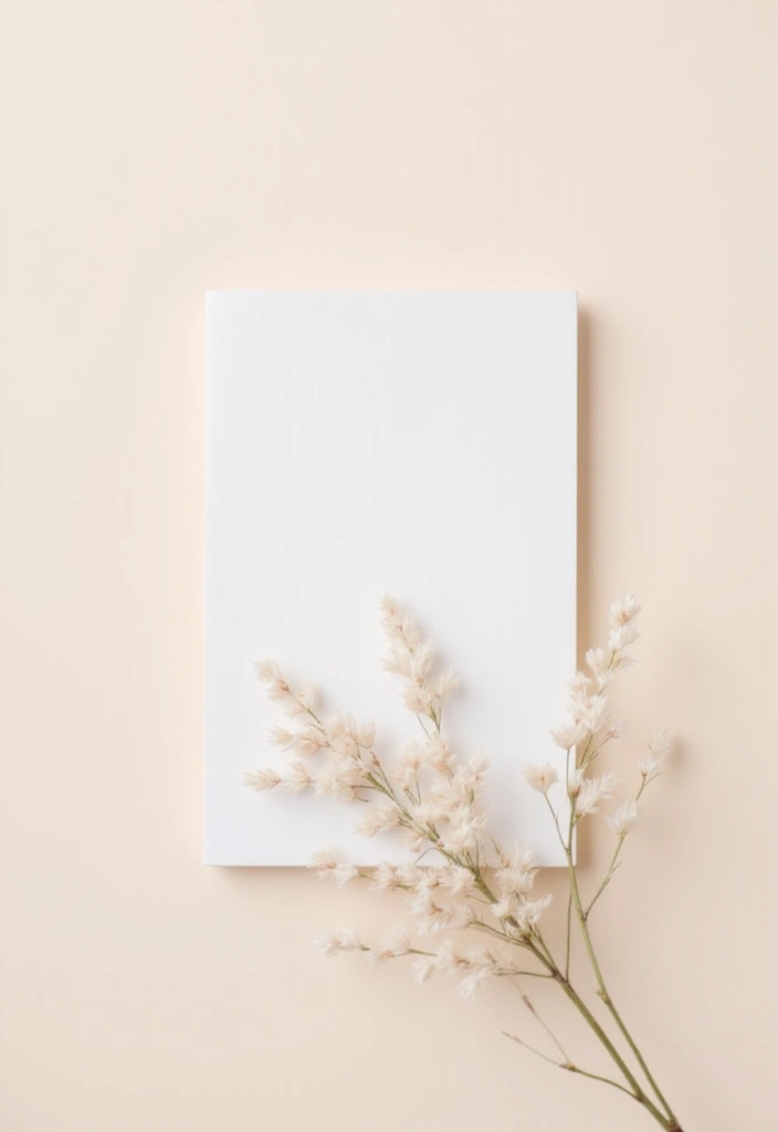 25 Handmade Paper Cards DIY Projects That Show You Care - 12. Minimalist Card