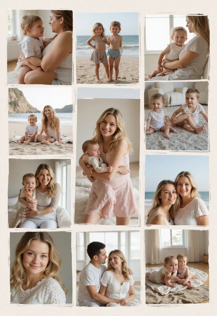 25 Handmade Paper Cards DIY Projects That Show You Care - 8. Photo Collage Card