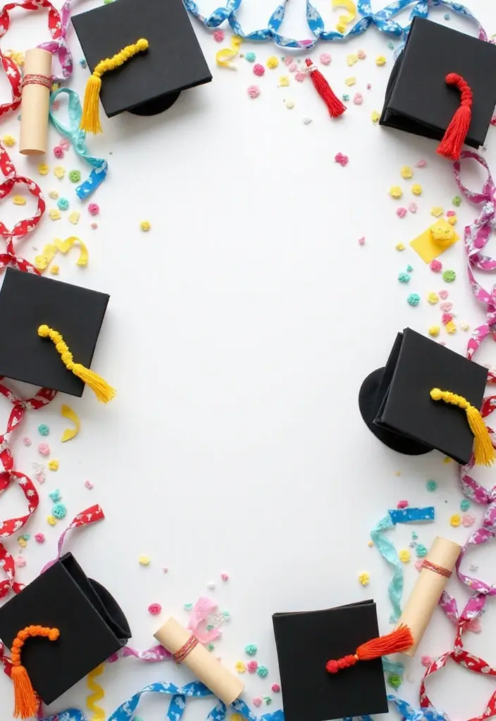 25 Paper Chain Decorations DIY Ideas for Every Occasion - 12. Graduation Celebration Chains