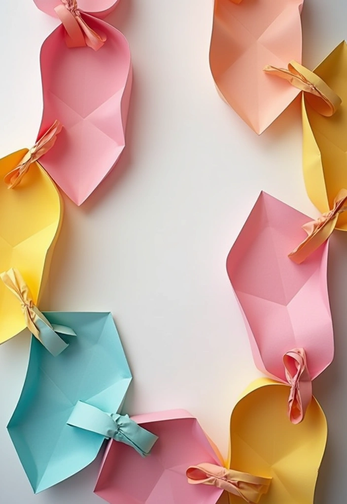 25 Paper Chain Decorations DIY Ideas for Every Occasion - 17. Geometric Paper Chains