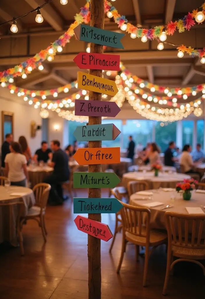 25 Paper Chain Decorations DIY Ideas for Every Occasion - 23. Cheerful Event Signage Chains