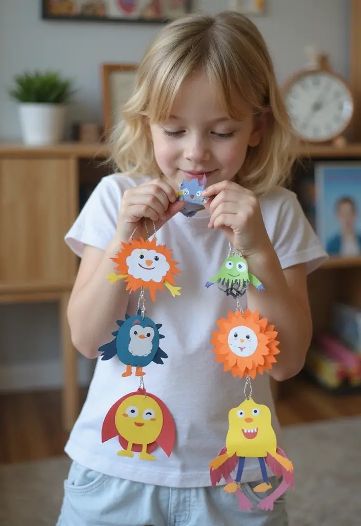 25 Paper Chain Decorations DIY Ideas for Every Occasion - 24. Interactive Story Chains for Kids