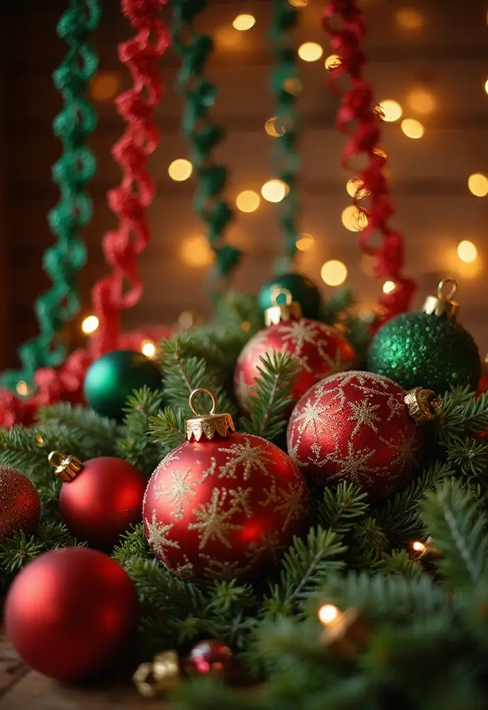 25 Paper Chain Decorations DIY Ideas for Every Occasion - 3. Festive Holiday Chains