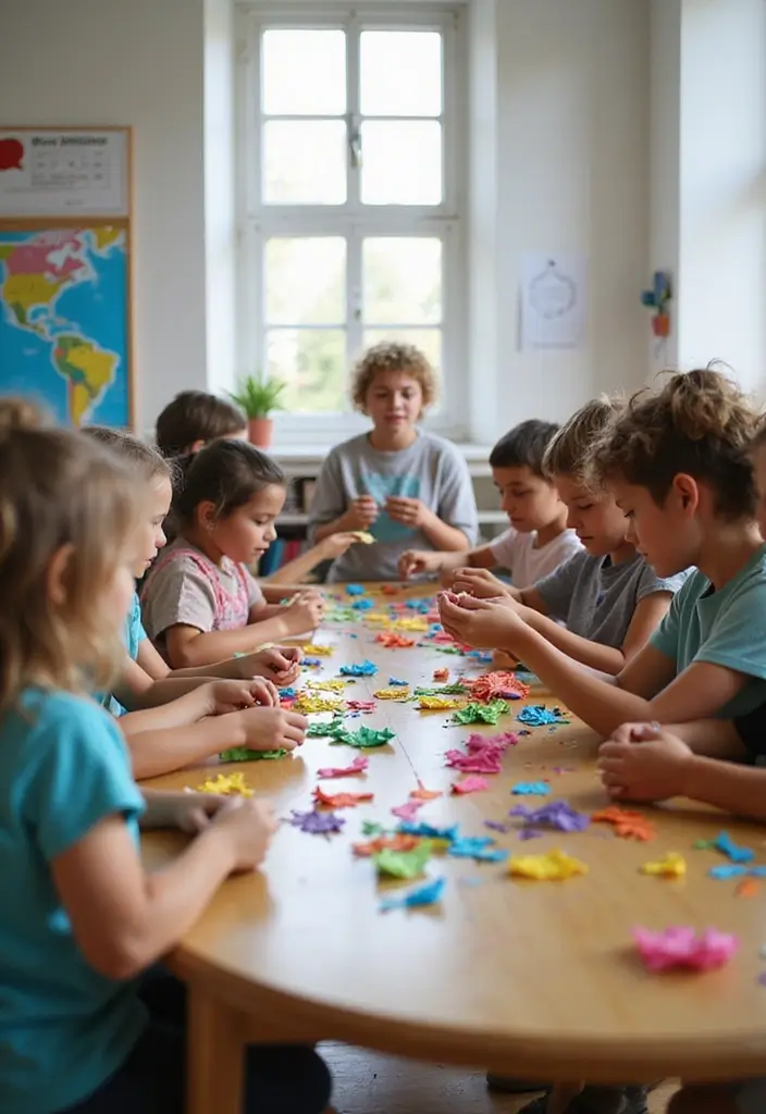 25 Paper Chain Decorations DIY Ideas for Every Occasion - 9. Creative School Projects