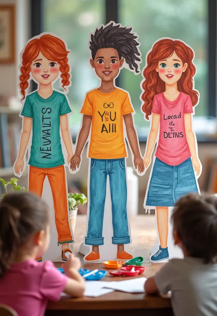 25 Paper Doll Crafts DIY Projects That Kids Will Love - 25. Paper Doll Activism