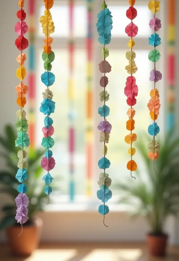 25 Paper Rainbow Crafts DIY Ideas Full of Color and Fun - 1. Rainbow Paper Chain