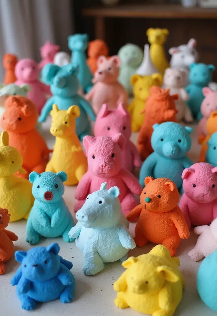 25 Paper Rainbow Crafts DIY Ideas Full of Color and Fun - 15. Rainbow Paper Mache