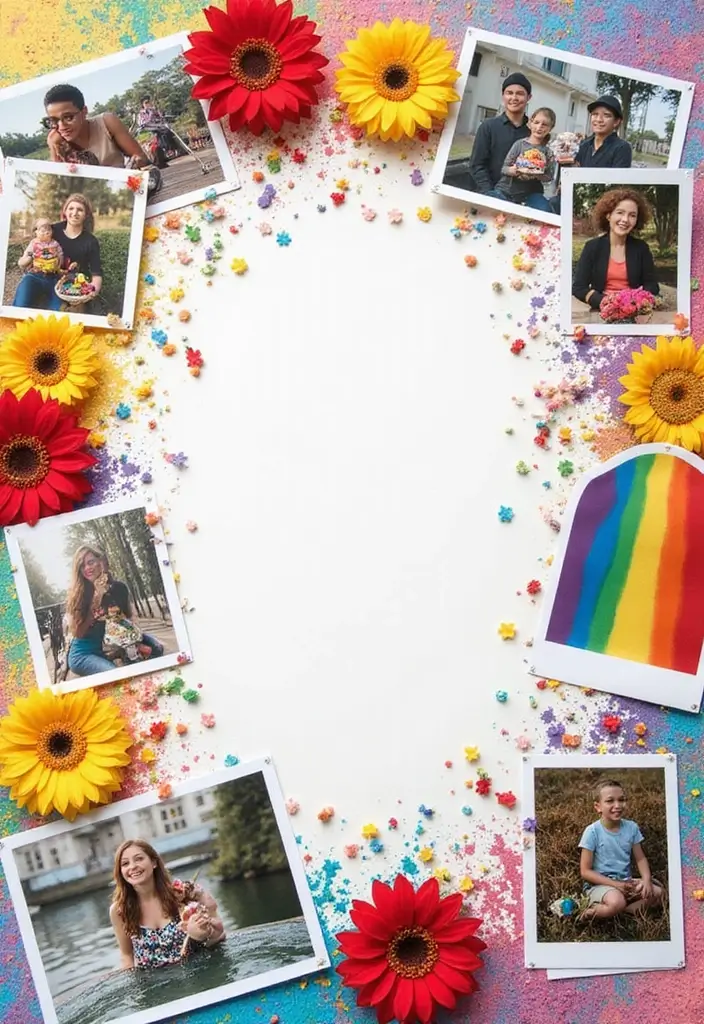 25 Paper Rainbow Crafts DIY Ideas Full of Color and Fun - 20. Rainbow Scrapbook Page