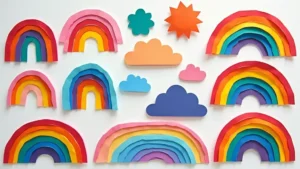 25 Paper Rainbow Crafts DIY Ideas Full of Color and Fun
