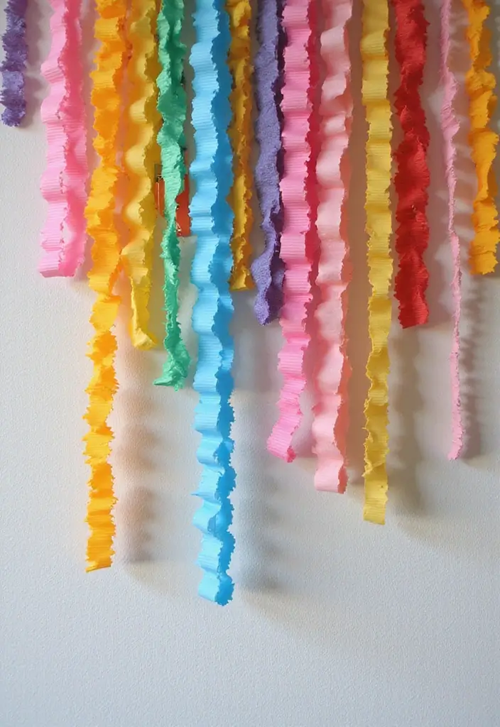 25 Paper Wall Art DIY Designs That Elevate Your Space - 13. Paper Chain Art