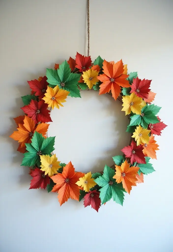 25 Paper Wall Art DIY Designs That Elevate Your Space - 24. Paper Wreaths