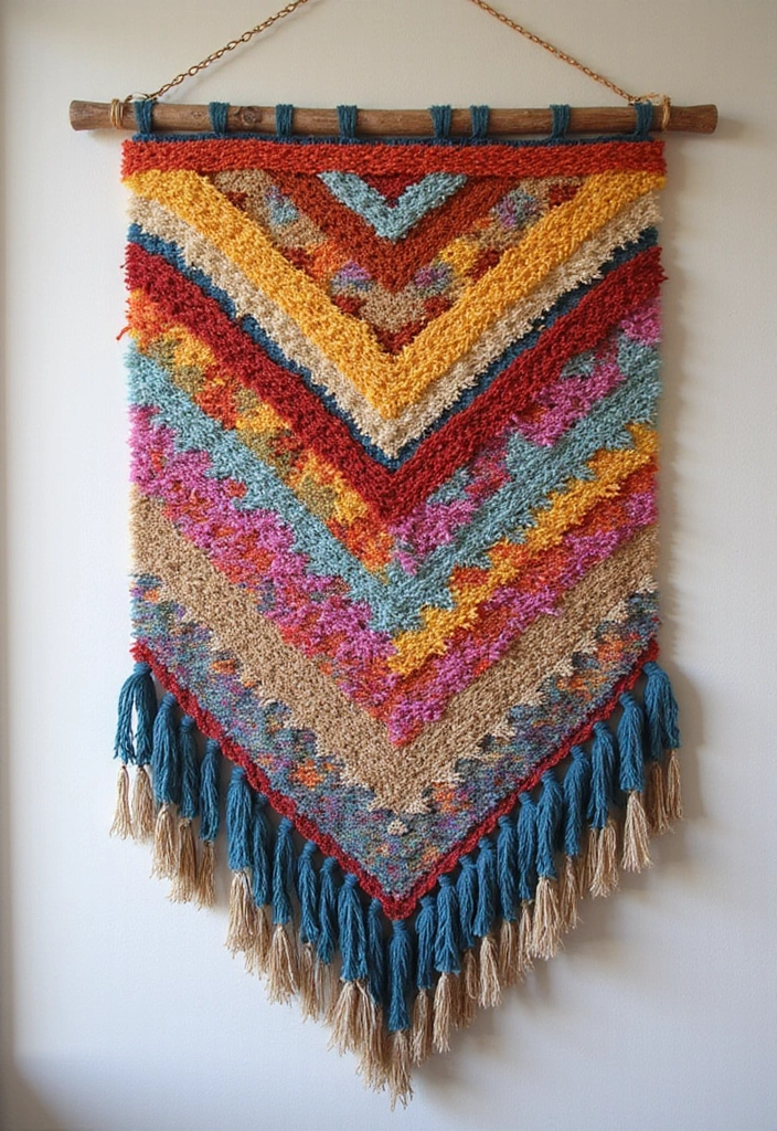 25 Paper Wall Hanging DIY Ideas for Chic Home Décor - 11. Recycled Paper Tapestries