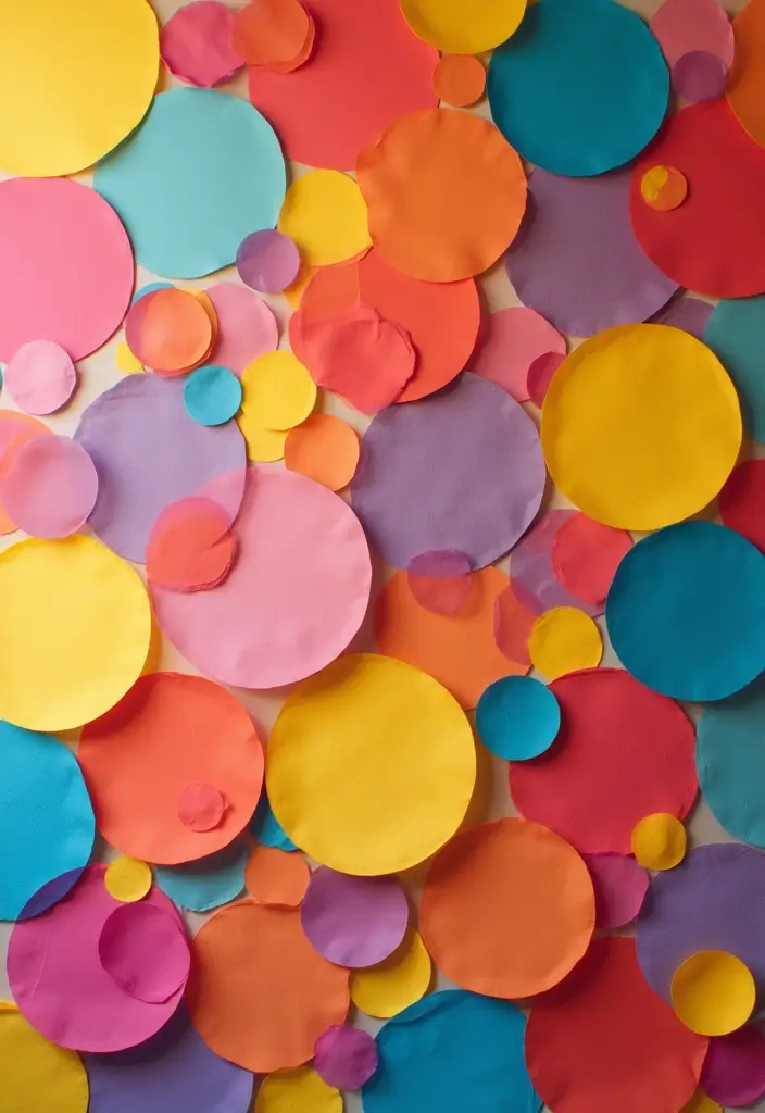 25 Paper Wall Hanging DIY Ideas for Chic Home Décor - 25. Paper Circle Art