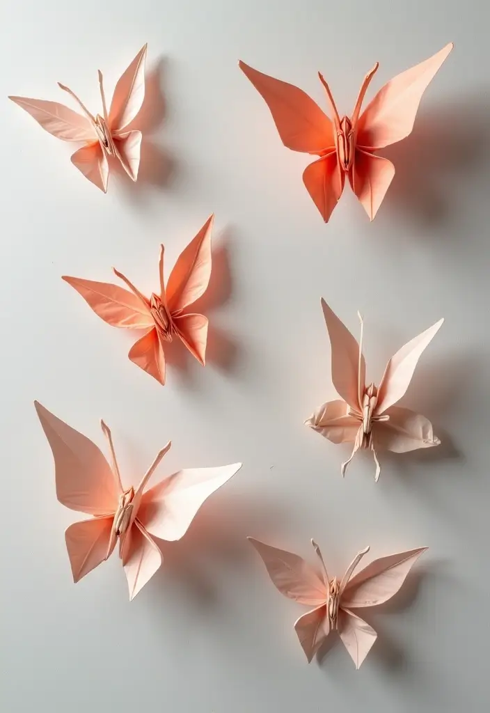 25 Paper Wall Hanging DIY Ideas for Chic Home Décor - 3. Origami Wall Art