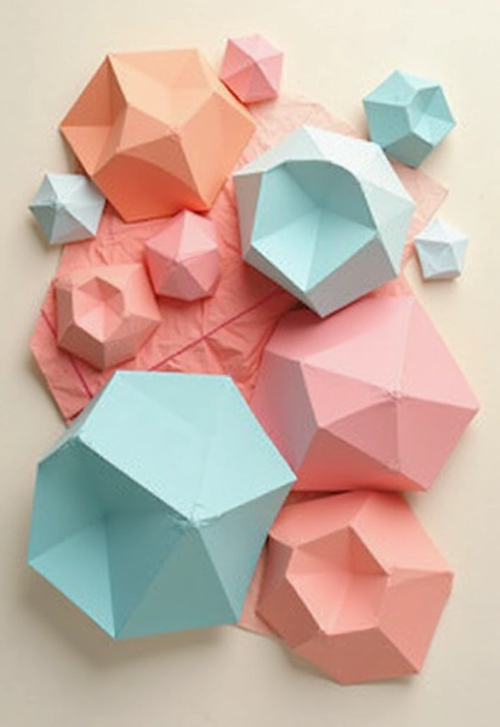 25 Paper Wall Hanging DIY Ideas for Chic Home Décor - 4. Geometric Wall Hangings