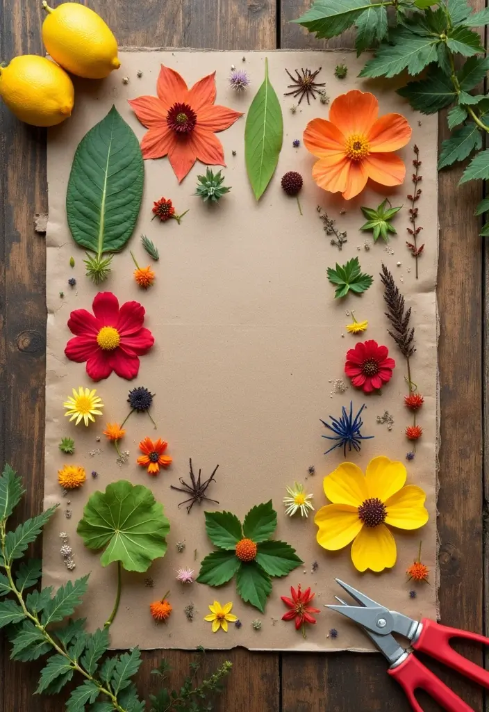 26 DIY Crafts for Toddlers That Are Safe, Simple, and Adorable - 1. Nature Collage