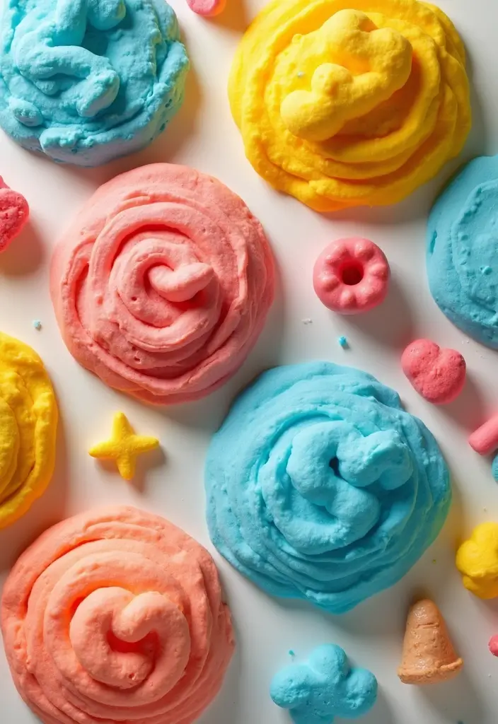 26 DIY Crafts for Toddlers That Are Safe, Simple, and Adorable - 13. Cloud Dough Creations