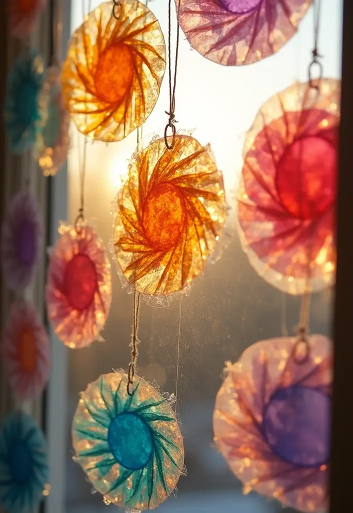 26 DIY Crafts for Toddlers That Are Safe, Simple, and Adorable - 16. DIY Suncatchers