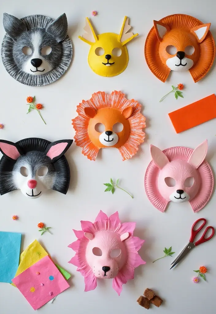 26 DIY Crafts for Toddlers That Are Safe, Simple, and Adorable - 2. Paper Plate Animals