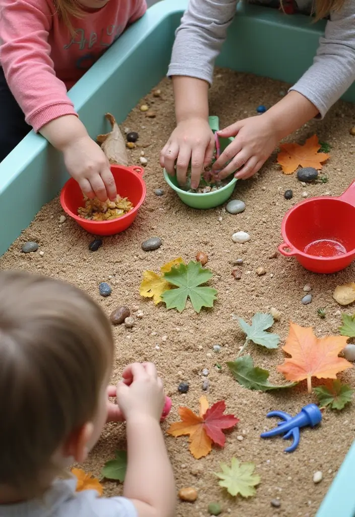 26 DIY Crafts for Toddlers That Are Safe, Simple, and Adorable - 7. Sensory Nature Bins