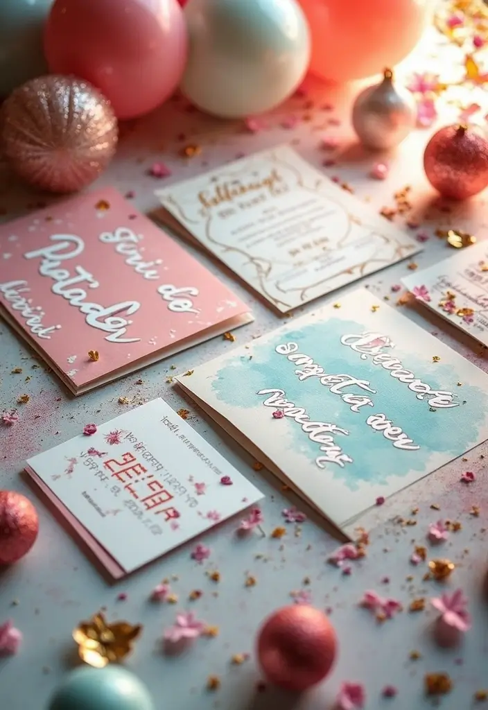 26 DIY Greeting Cards Paper Ideas That Touch the Heart - 21. Themed Party Invitations