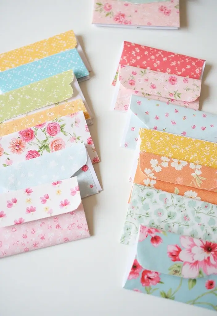 26 DIY Greeting Cards Paper Ideas That Touch the Heart - 23. DIY Envelopes