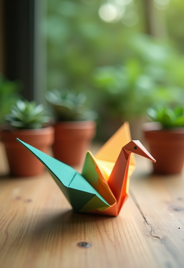 26 DIY Origami Animals That Bring Paper to Life - 1. Origami Crane - The Classic Symbol of Peace