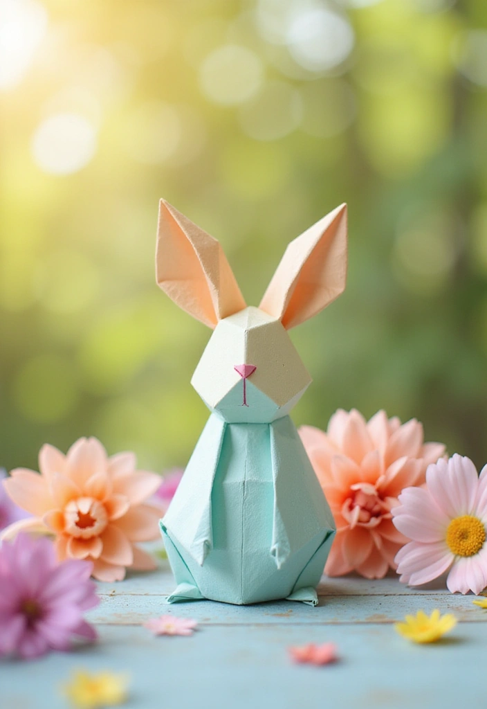 26 DIY Origami Animals That Bring Paper to Life - 10. Adorable Bunnies - Springtime Joy