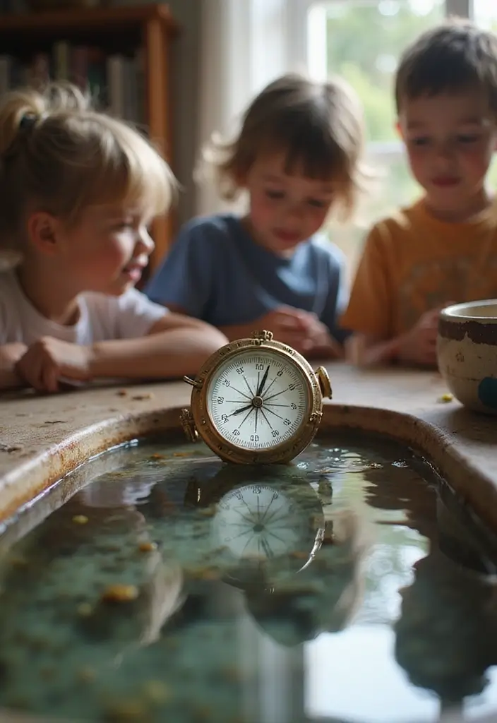 26 Fun DIY for Kids Activities That Combine Play and Learning - 12. DIY Homemade Compass