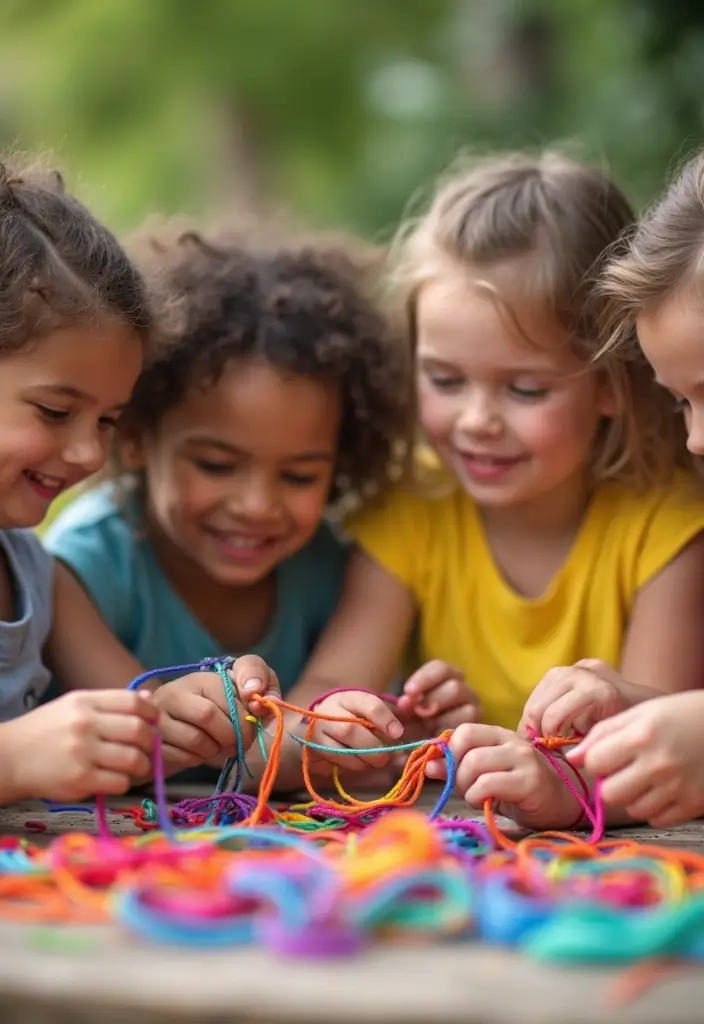 26 Fun DIY for Kids Activities That Combine Play and Learning - 21. DIY Friendship Bracelets