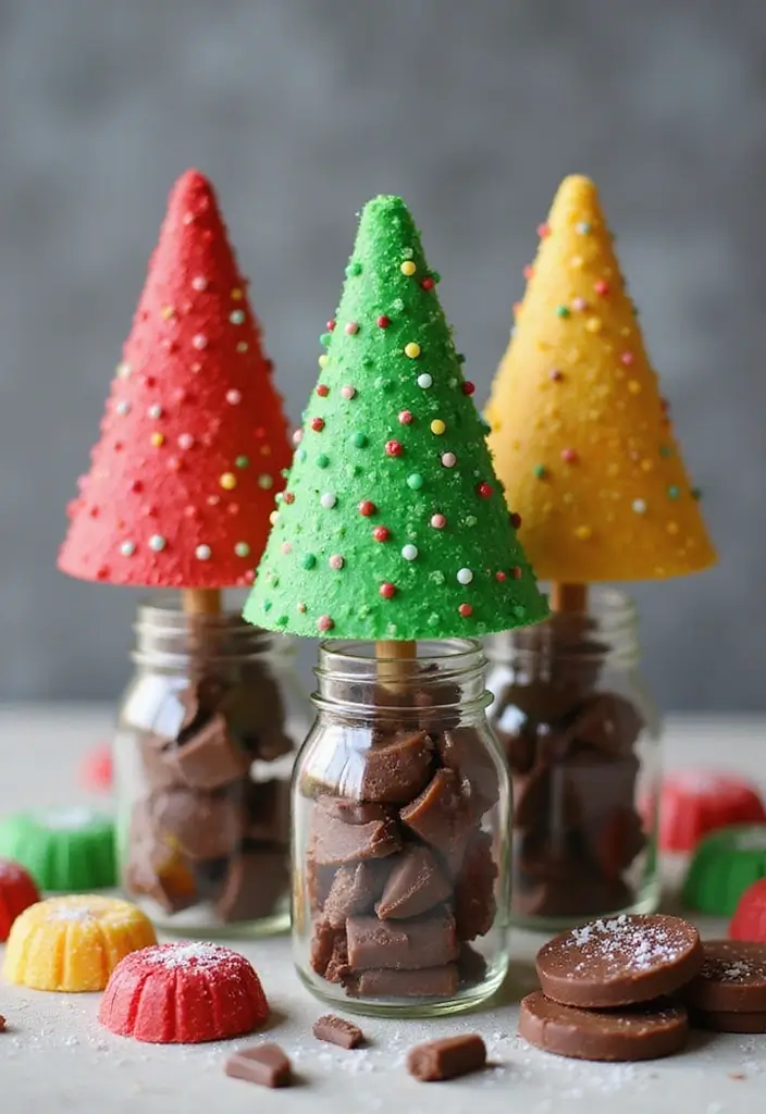 26 Paper Christmas Tree DIY Projects for Holiday Cheer - 18. Chocolate Wrapper Trees