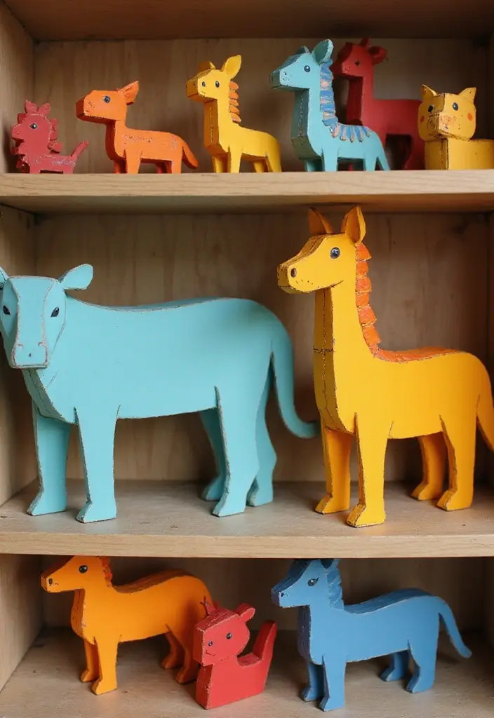 26 Paper Craft DIY Projects That Turn Simple Paper Into Art - 12. Paper Cardboard Animals