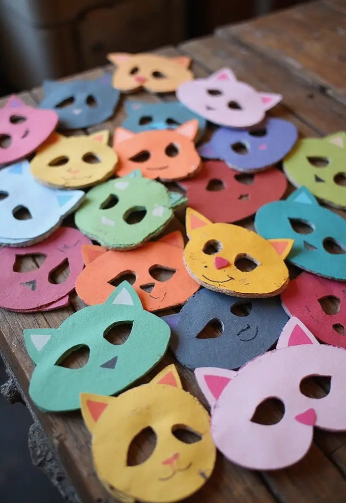 26 Paper Craft DIY Projects That Turn Simple Paper Into Art - 20. Simple Paper Masks