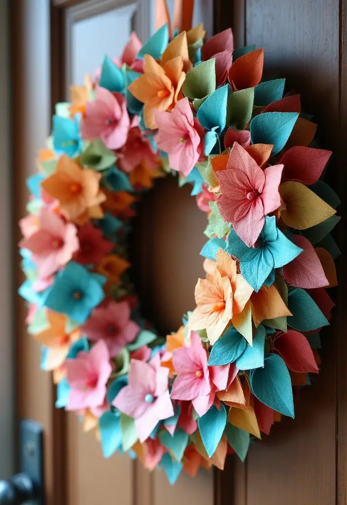 26 Paper Craft DIY Projects That Turn Simple Paper Into Art - 9. Decorative Paper Wreaths