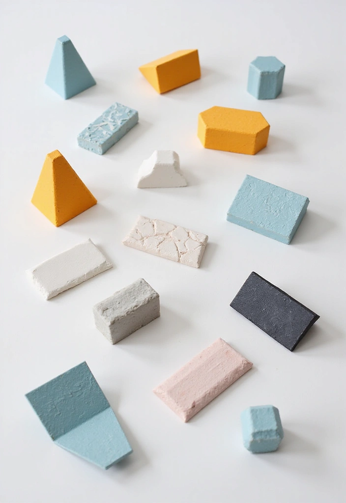 26 Paper Name Tag DIY Projects That Look Cute and Custom - 10. Geometric Pattern Tags