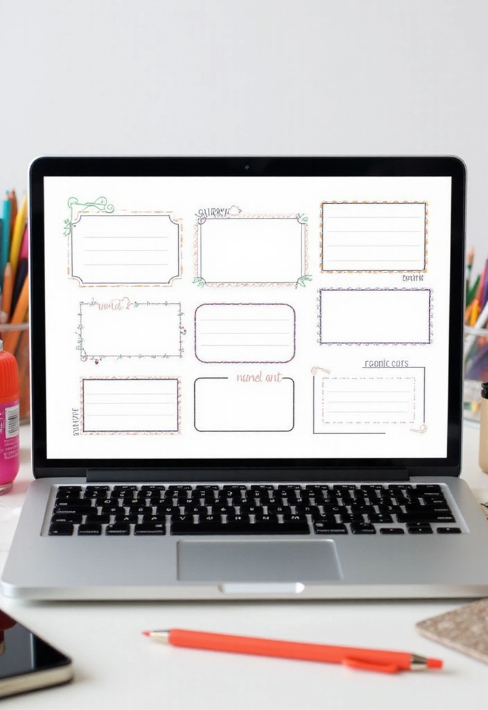 26 Paper Name Tag DIY Projects That Look Cute and Custom - 26. Customizable Digital Templates