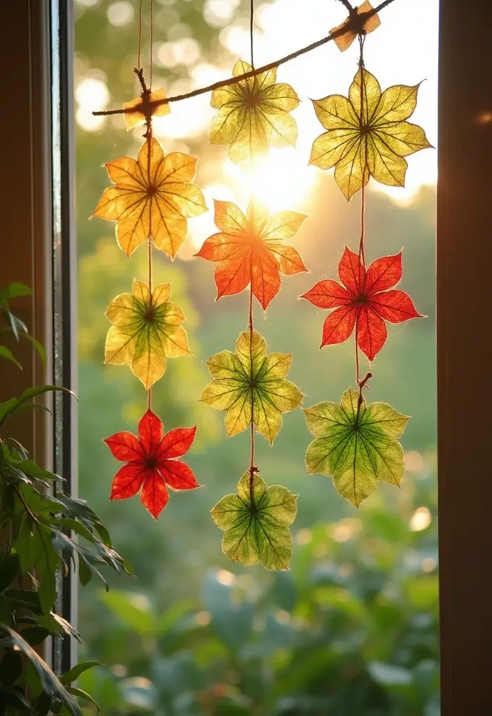 26 Preschool Crafts DIY Ideas That Help Build Early Skills - 19. Suncatchers with Nature
