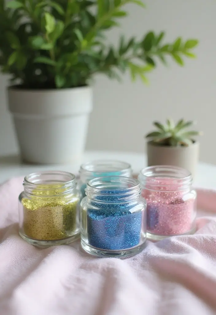 26 Preschool Crafts DIY Ideas That Help Build Early Skills - 8. Eco-Friendly Glitter Jars