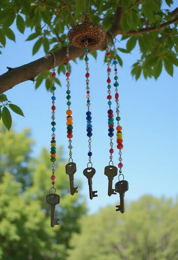 26 Preschool Crafts DIY Ideas That Help Build Early Skills - 9. DIY Wind Chimes