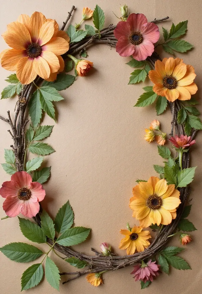 27 Art and Craft Ideas for Children That Inspire Young Artists - 1. Nature Art Collage