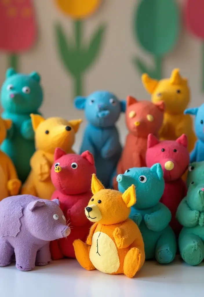 27 Art and Craft Ideas for Children That Inspire Young Artists - 2. DIY Paper Mâché Creations