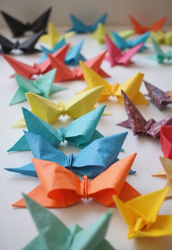 27 DIY Bookmarks Paper Ideas That Readers Will Adore - 2. Colorful Origami Bookmarks