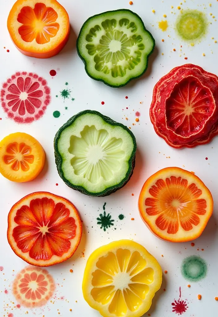 27 DIY Kids Crafts That Keep Children Entertained for Hours - 11. DIY Stamps from Vegetables