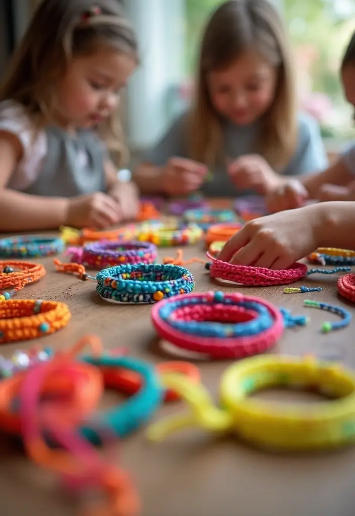 27 DIY Kids Crafts That Keep Children Entertained for Hours - 14. Friendship Bracelets