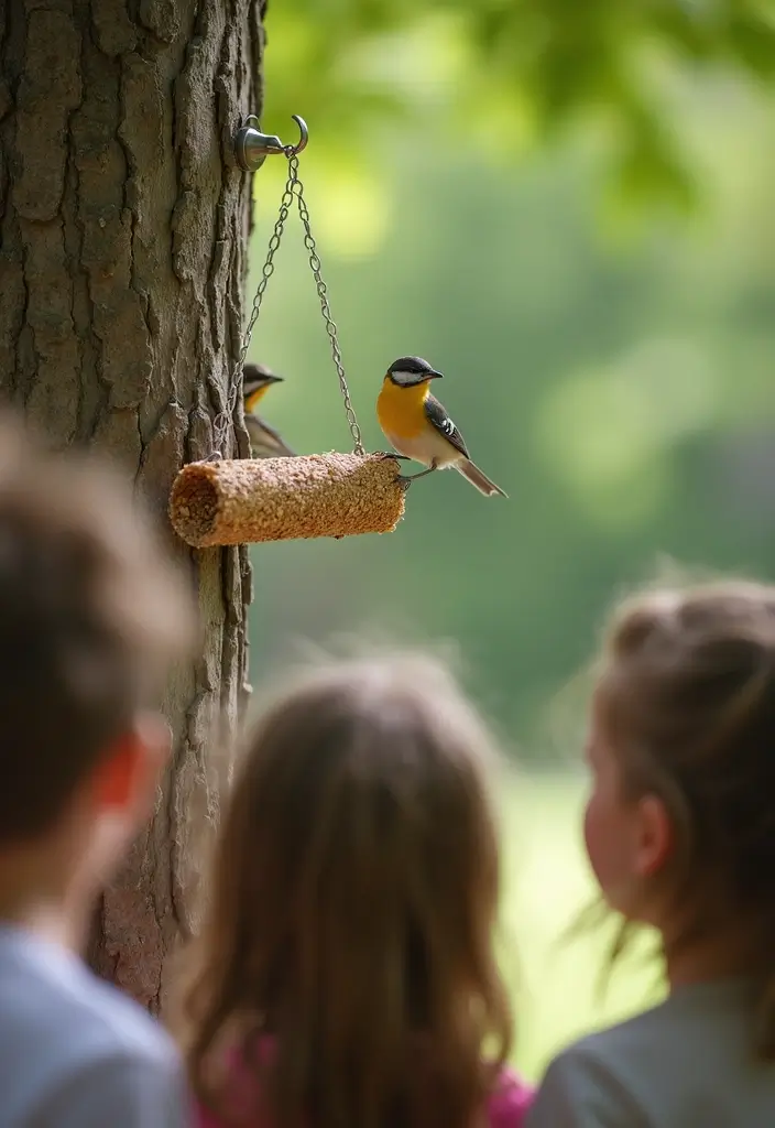 27 DIY Kids Crafts That Keep Children Entertained for Hours - 3. DIY Bird Feeders