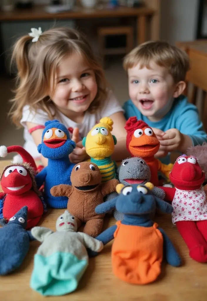 27 DIY Kids Crafts That Keep Children Entertained for Hours - 5. Sock Puppets